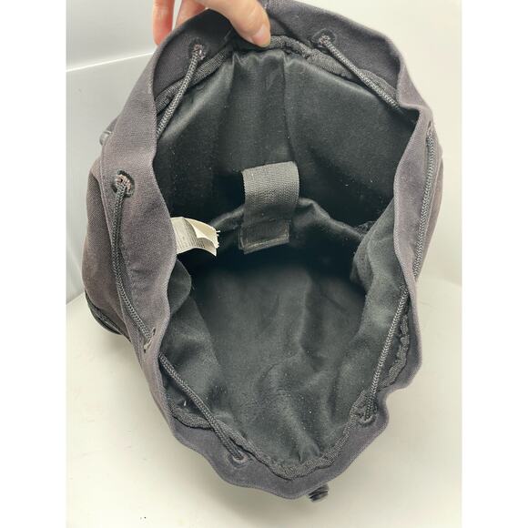 Nike Air Jordan Canvas Backpack Brown‎ Drawstring Adjustable Pockets FLAWED - Picture 10 of 16